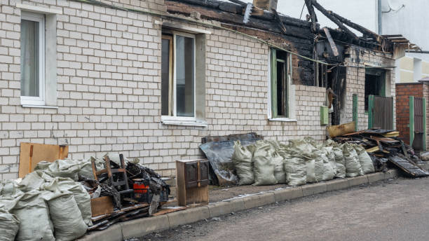 Professional Soot Cleanup technician working in Sykesville, MD